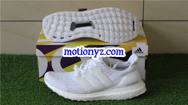 Adidas Ultra Boost 3.0 Triple White Real Boost